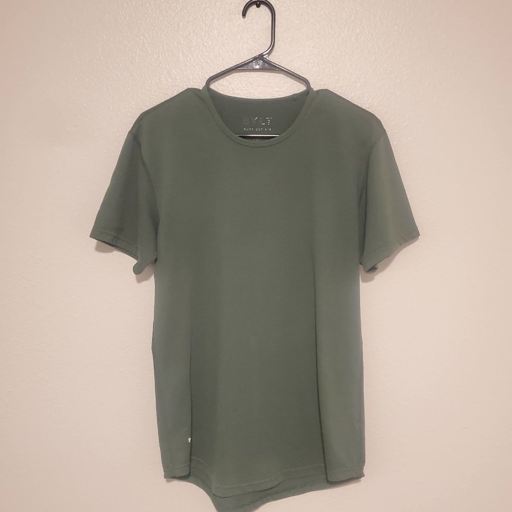 BYLT Basics Men's Drop Cut Shirt - Small - Green